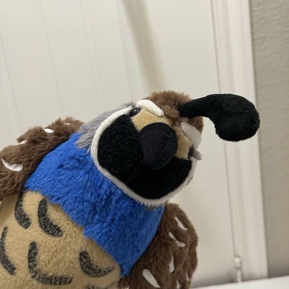 ADORE Plush Co Standing Upland the Quail Stuffed Animal Plush Toy 12" Blue Brown - Picture 5 of 9